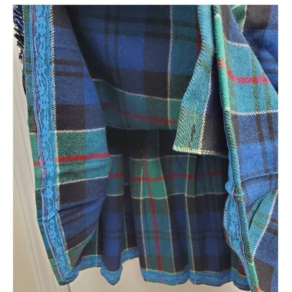 Vintage Skirt Kilt Plaid Tartan Scottish Dark Academia Collegiate Schoolgirl 90s - Picture 5 of 13